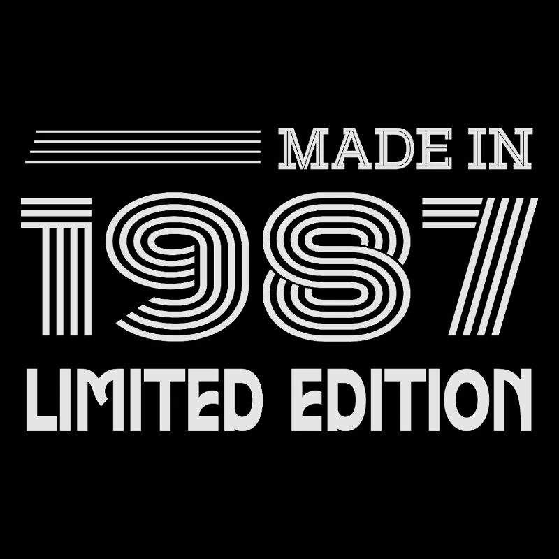 Original 1987 Vintage 1987 Retro Jubiläum 1987
