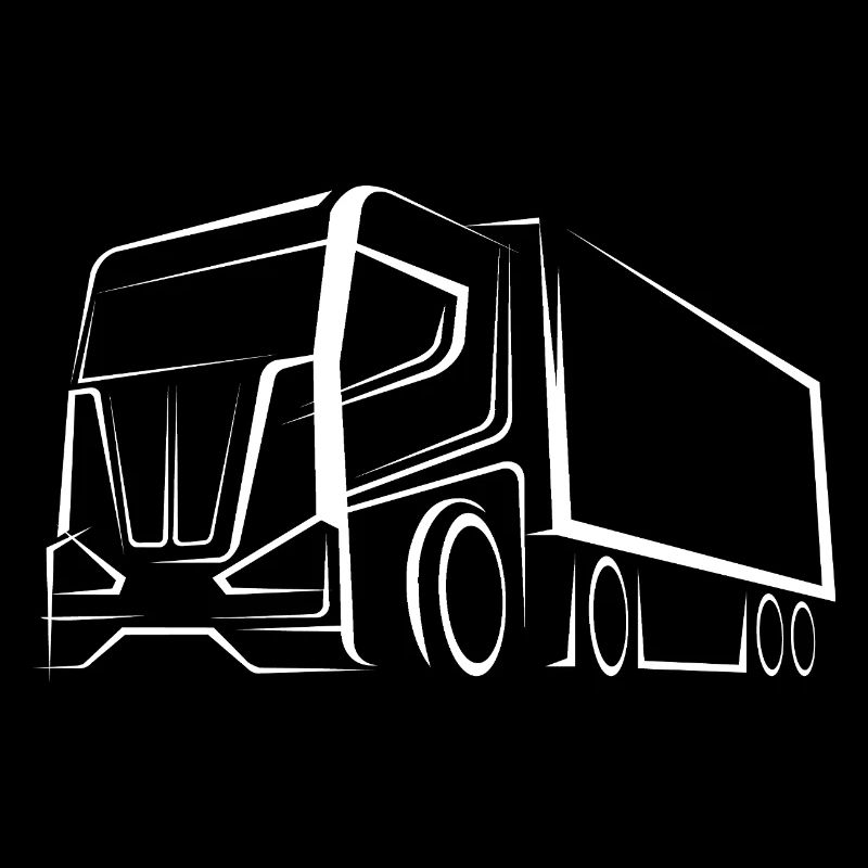 Chauffeur routier passionné - Icône du logo