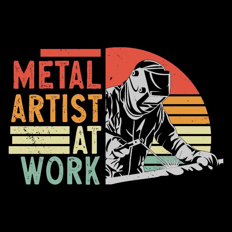 Metal Artist At Work