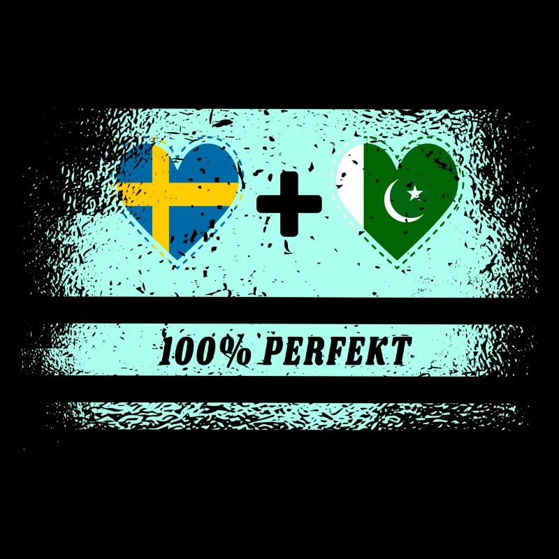 Pakistan und Schweden 100% perfekt / Geschenk