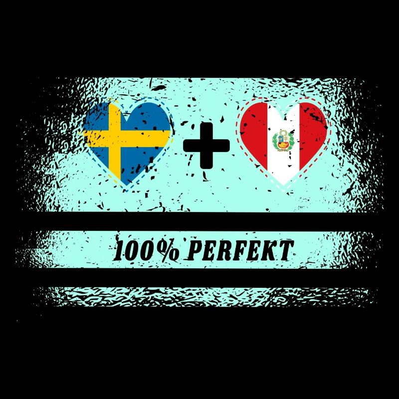 Peru & Schweden 100% perfekt / Geschenk