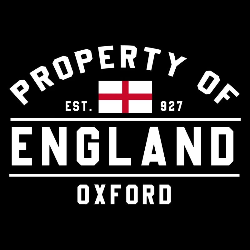 England Oxford Flag Graphics