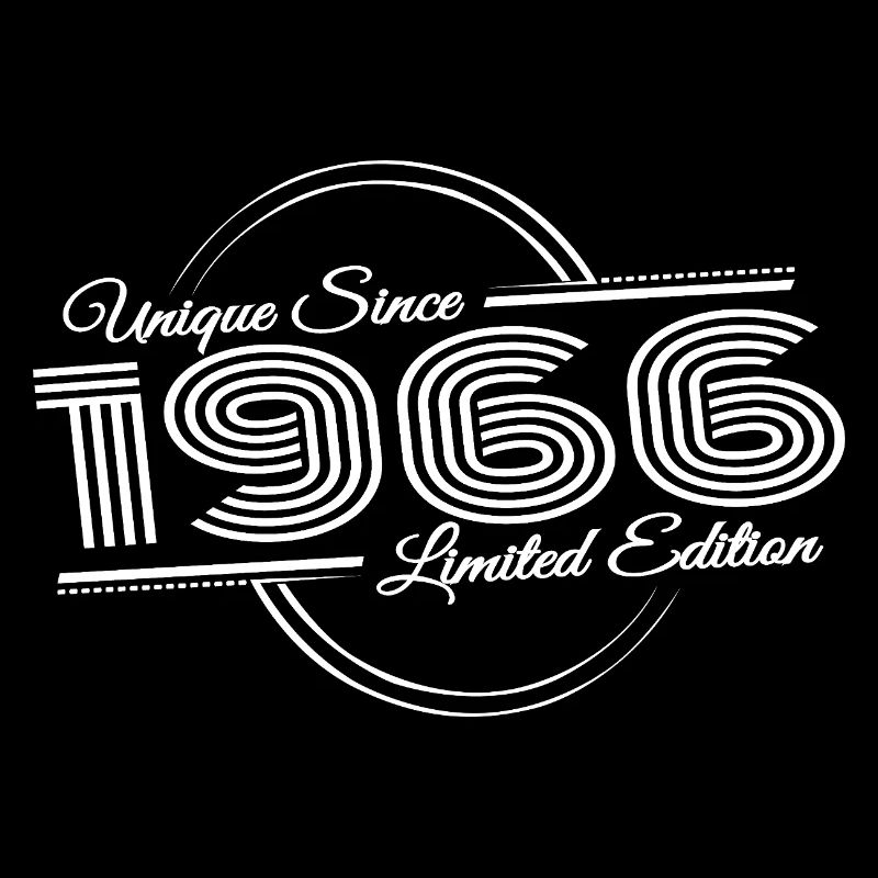 60th Birthday Vintage 1966 Retro Design Unique Art