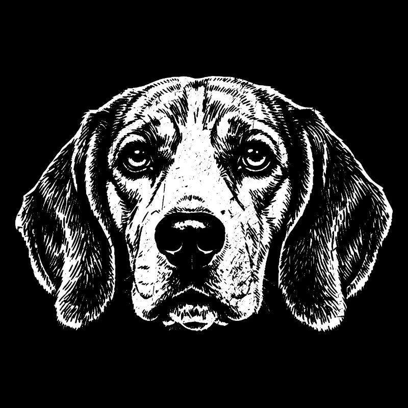 Ursprüngliches Design der Beagle-Hunderasse