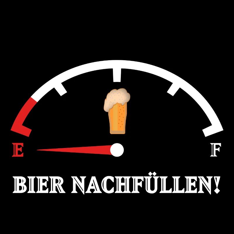 Bier nachfüllen! Lustiger Spruch