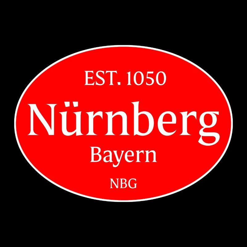Nürnberg Emblem Retro Oval