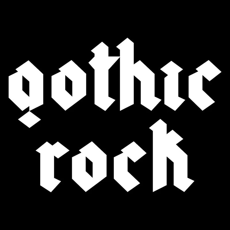 Gothic Rock Font Design