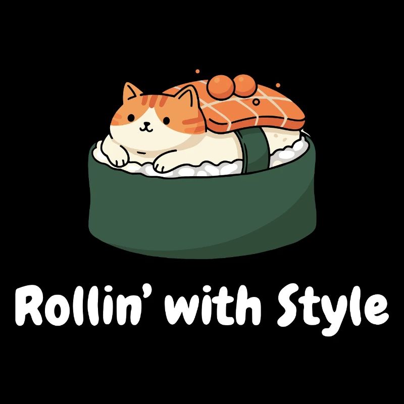Sushi Katze Roll Stil