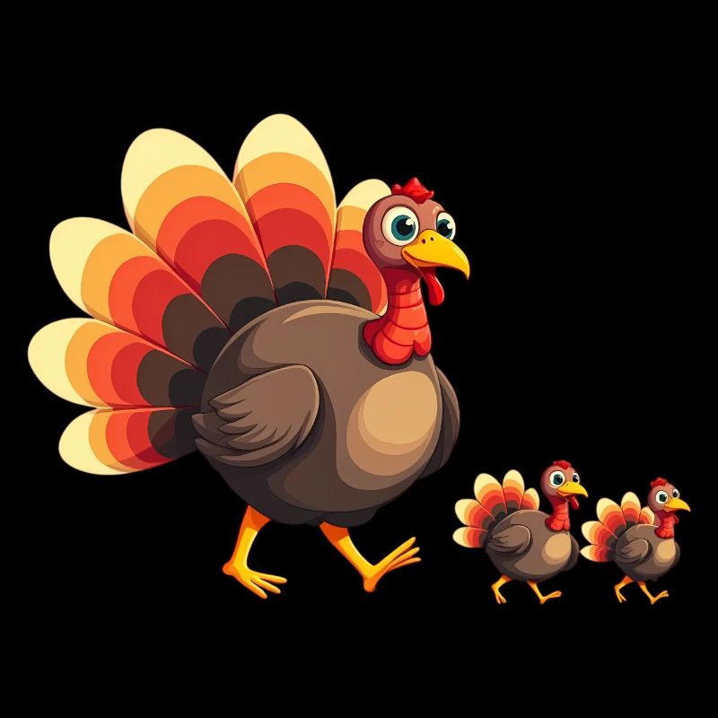 Bébé dinde de Thanksgiving