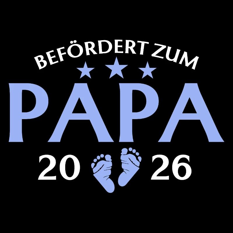 Vater 2026 Befördert zur Papa