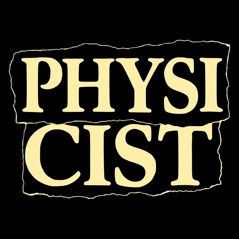 Physiker Vintage Etiketten-Design