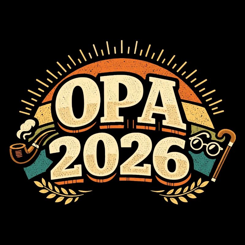 Opa 2026 Loading Zukünftiger Großvater Geschenk