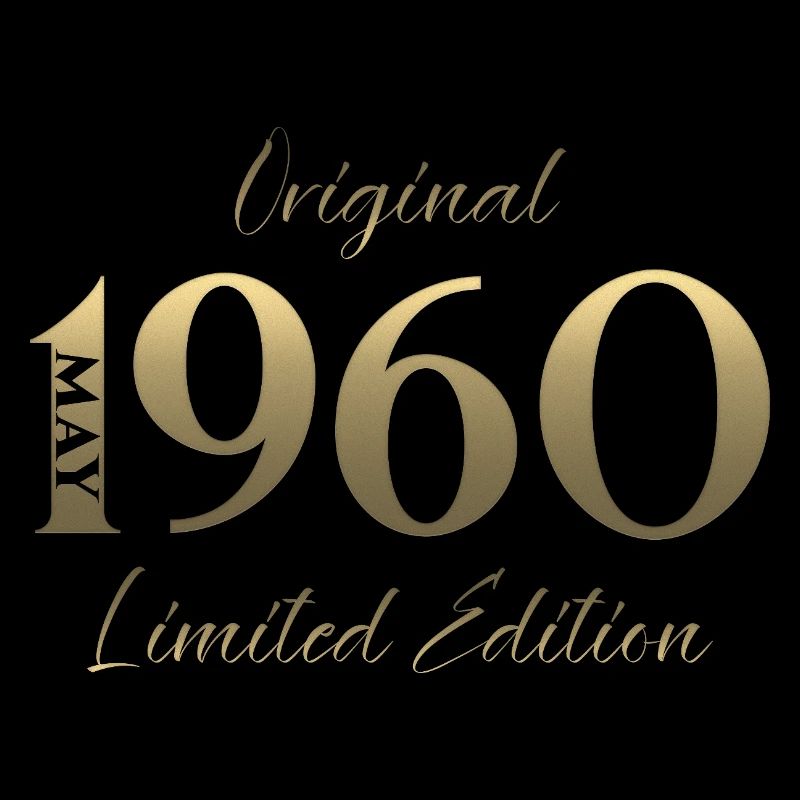 66. Geburtstag Geschenk Mann Original Mai 1960