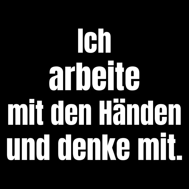 Mains Travaillant Pensée Typographie