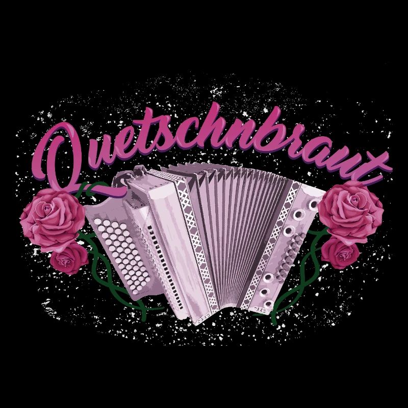 Quetschnbraut - Harmonika mit Rosen