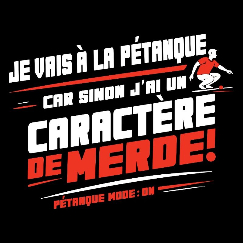 Je vais au foot sinon caractère de merde