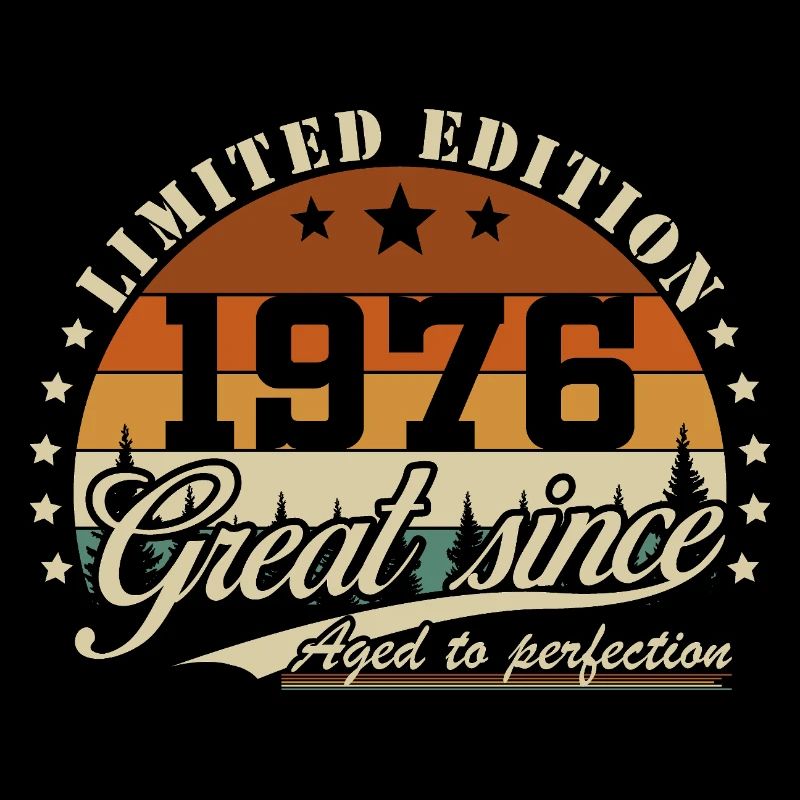1976 Vintage Retro Geburtstagsgeschenk