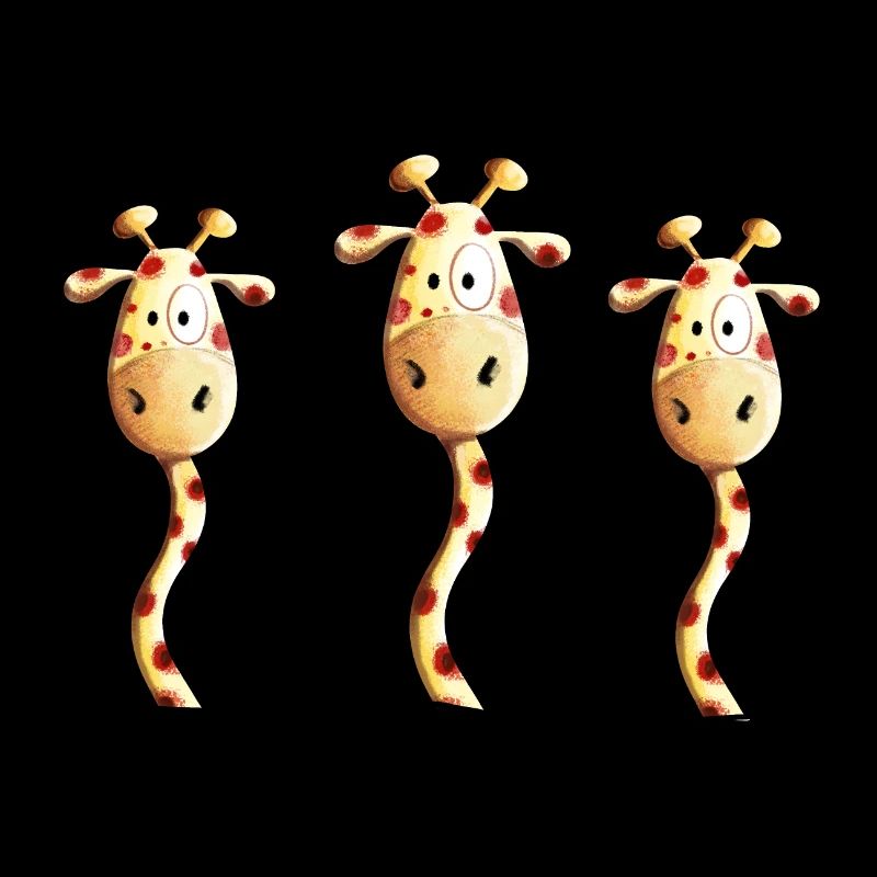 Giraffen sind Beste Freunde - Giraffe - Serengeti