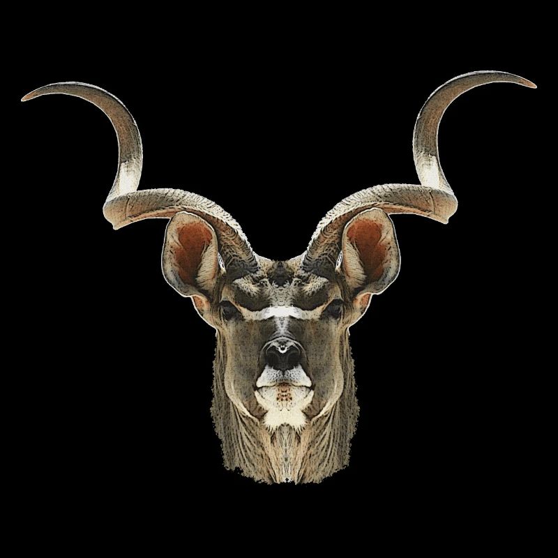 Kudu antelope, african animal designs
