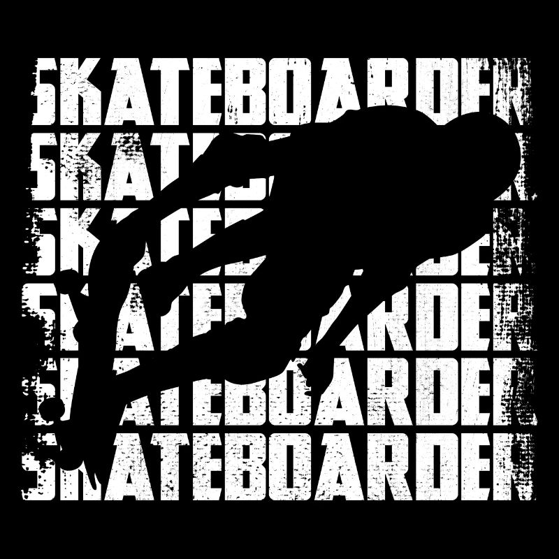 Lustiger Skateboarder