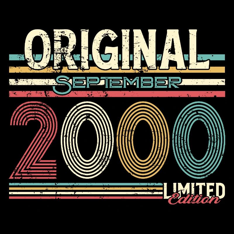 Design rétro original de septembre 2000, 25 ans