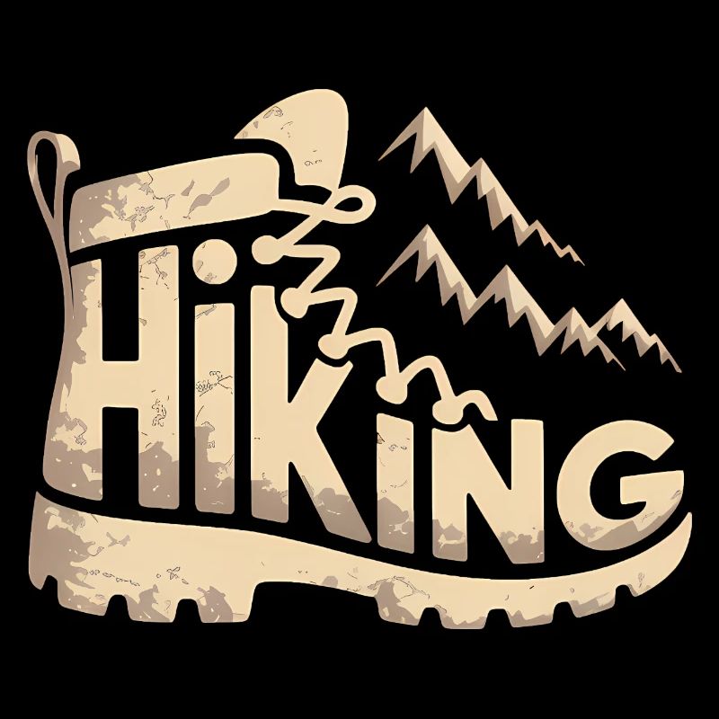 Typographie de randonneur - Conception de randonnée