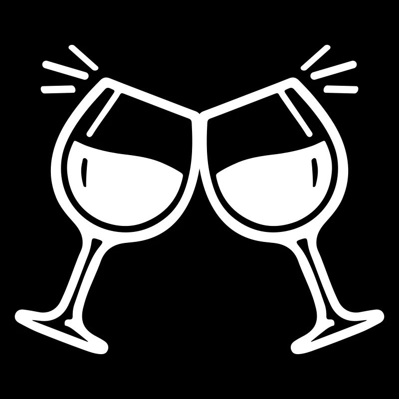Weinglas Anstoßen Prost Wein