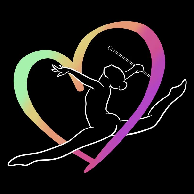 Large multicolored heart throw