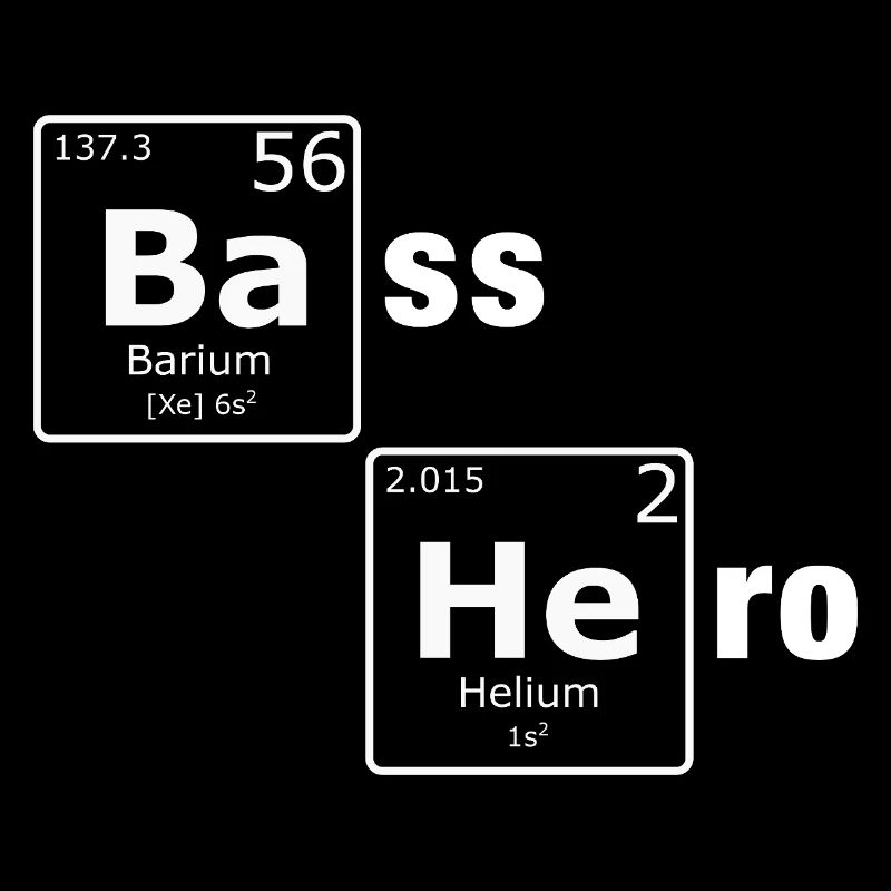 Bass Hero PSE Éléments du tableau périodique Nerd