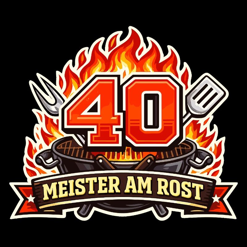 40 Master on the grill