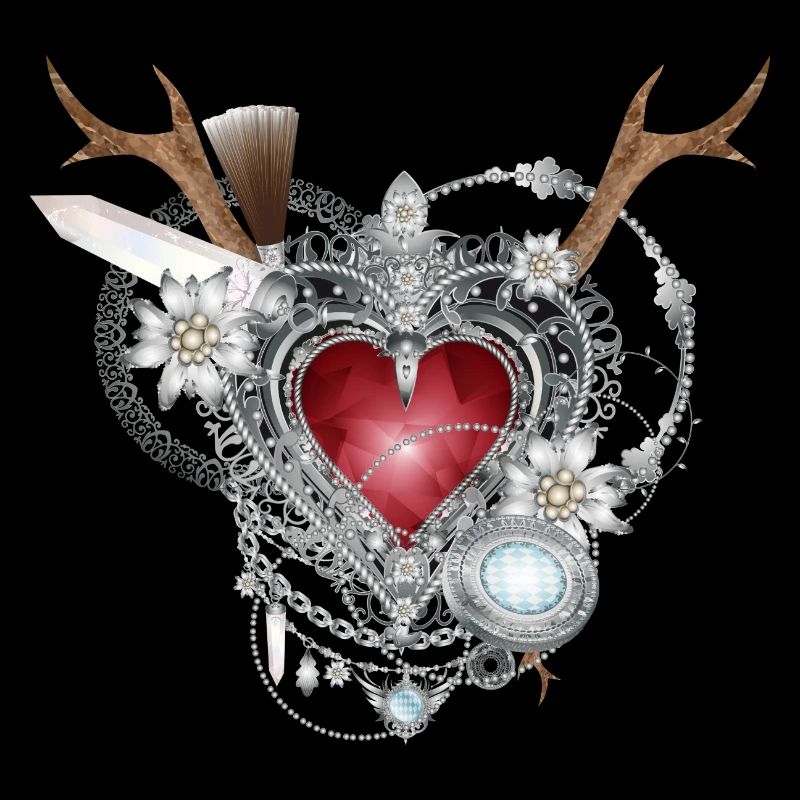 Extravaganter bayerischer Trachtenschmuck