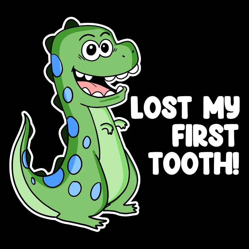 Dino Tooth Gap Dent de lait pour tout-petits