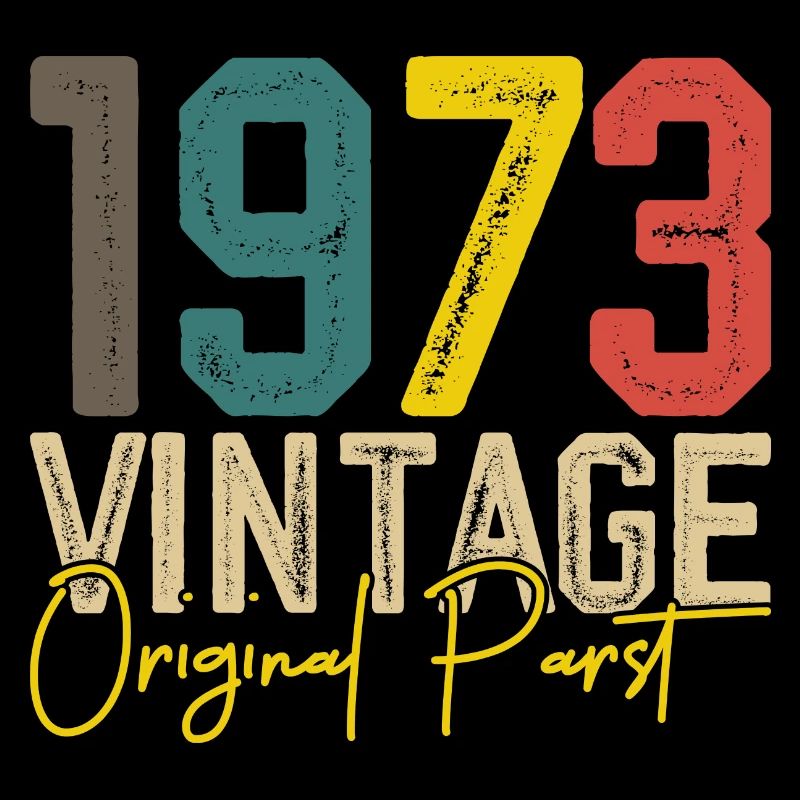 Pièce originale vintage de 1973