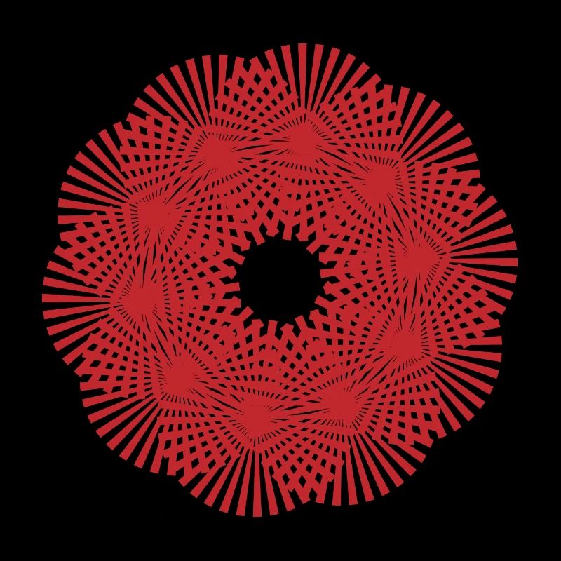 Mandala | Rayons de soleil | Modèle