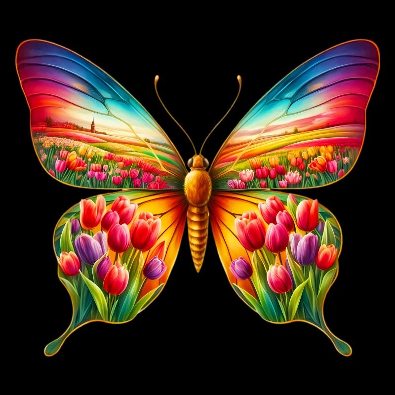 Butterfly Tulip Tulips