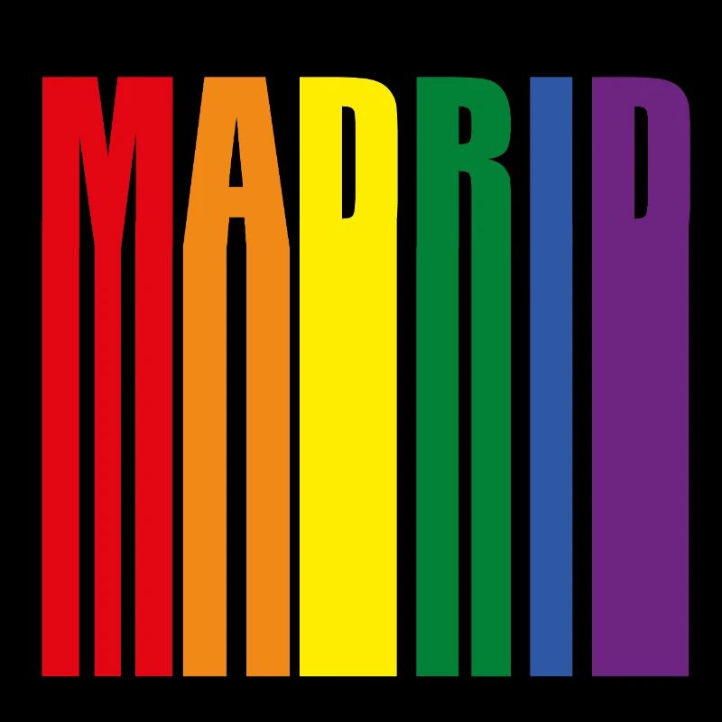 Madrid Espagne Rainbow Pride Gift