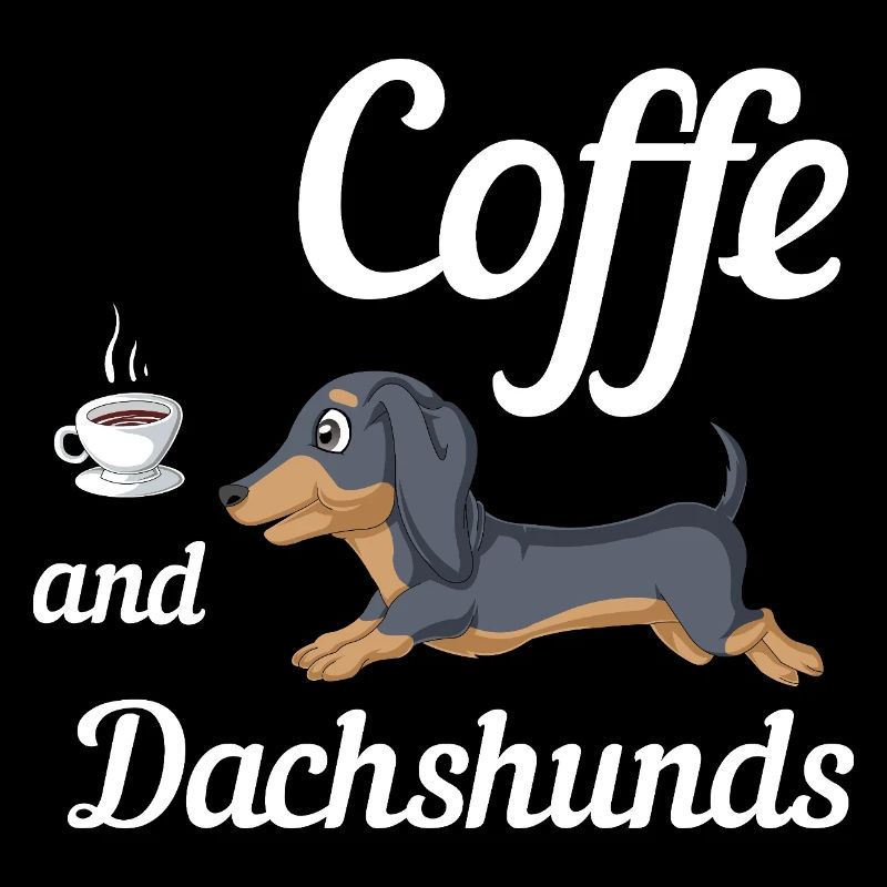 Coffee And Dachshunds Tee