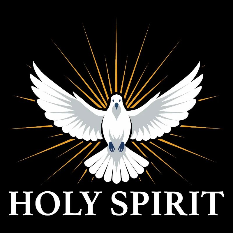 Heiliger Geist Taube mit Strahlen Glaube Religion