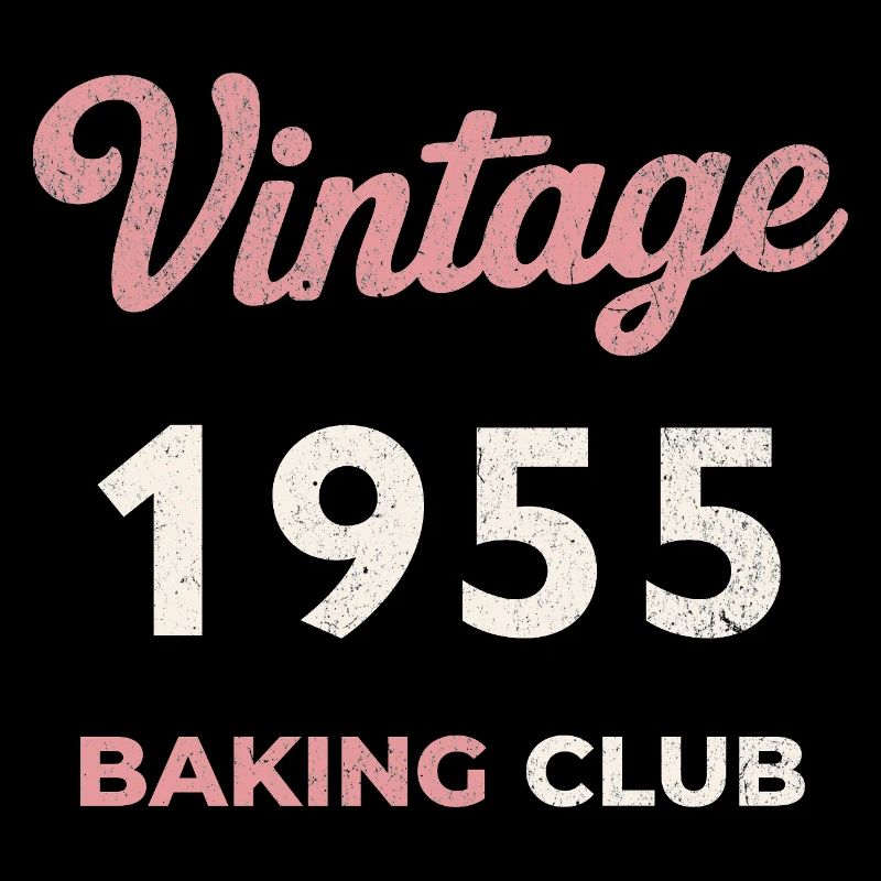 Année de naissance rétro du Baking Club 1955