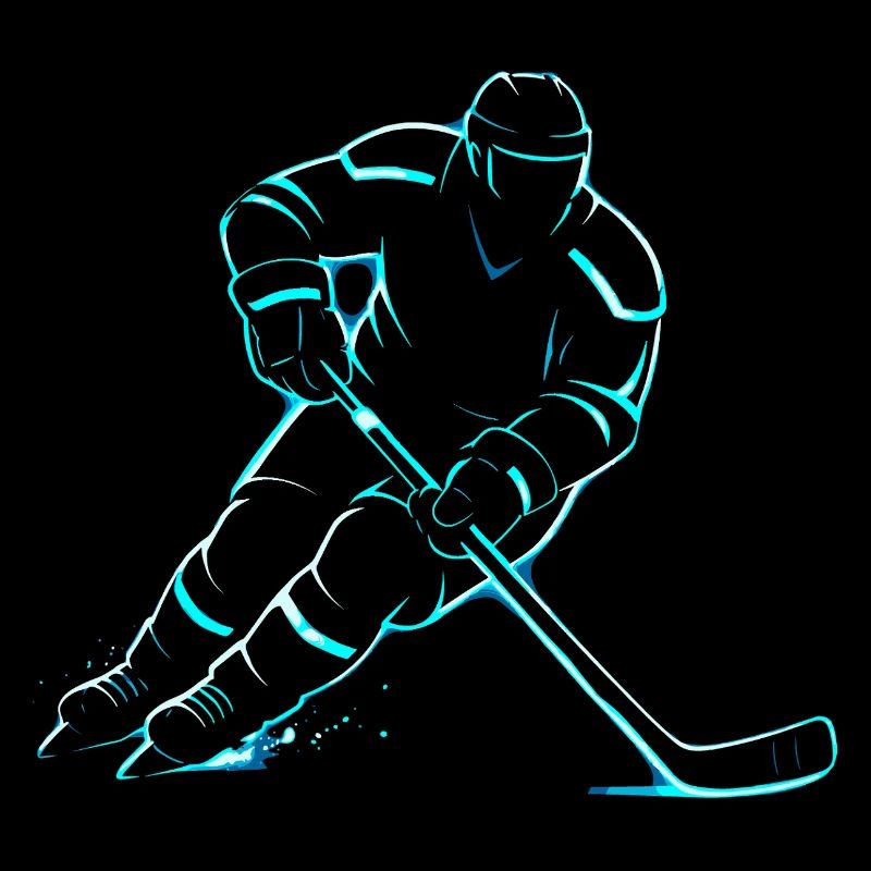 Eishockey Junge Spieler Geschenk