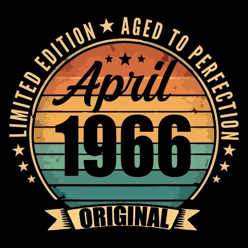 Vintage Retro Birthday Gift from April 1966