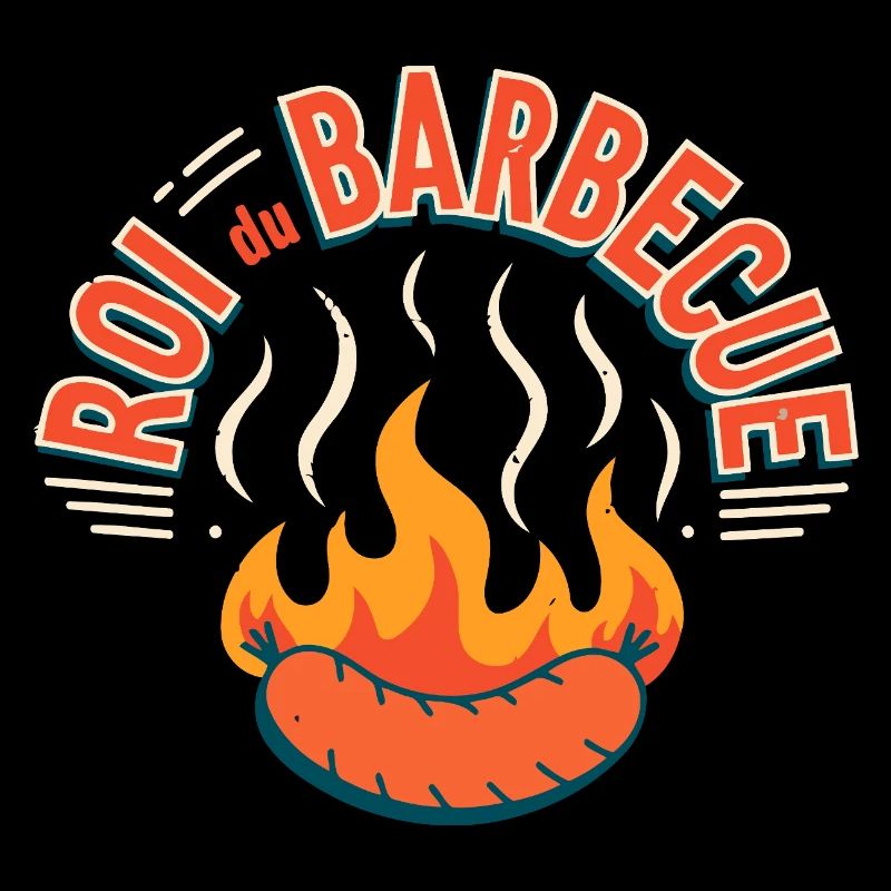 Wurst-auf-Feuer-Barbecue