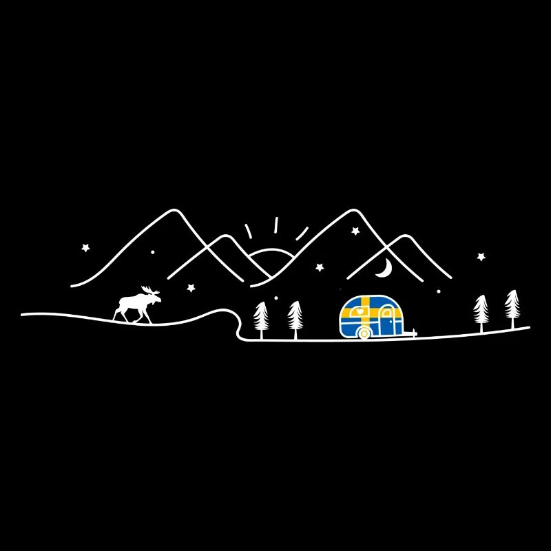 Suède Camping Caravan Sverige Design
