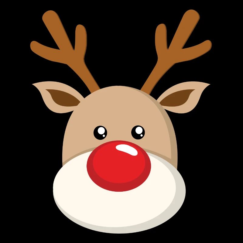 Doux Renne Nez rouge Nez Noël