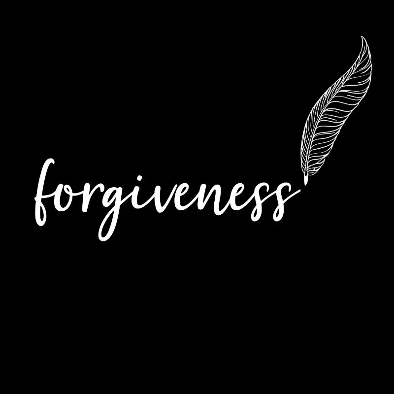 Forgiveness forgiveness pardon pen calligraphy