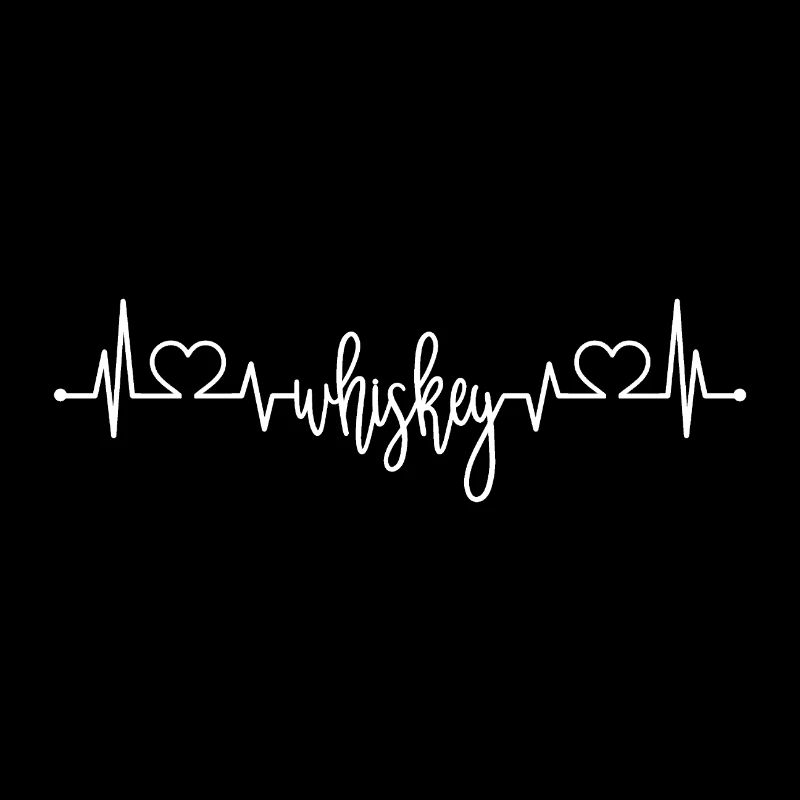 Whisky EKG Heart Line Scotch Drink Gift