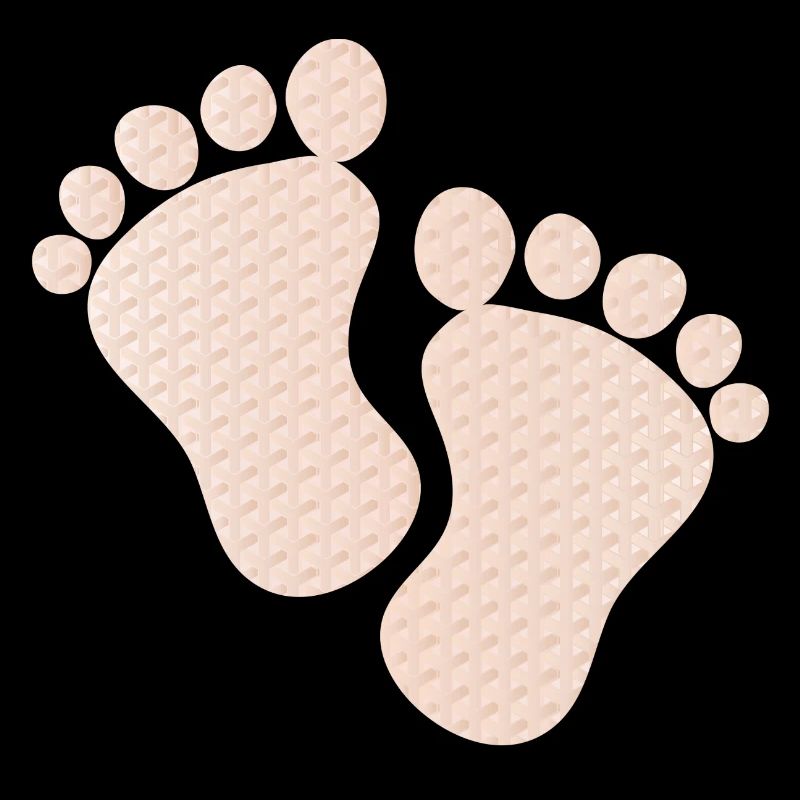 empreintes de bébé mignon