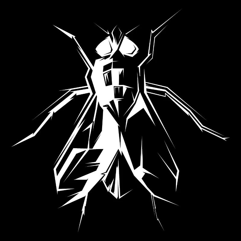 Fly Fly Fly Flies Symbol Icon Vector Art