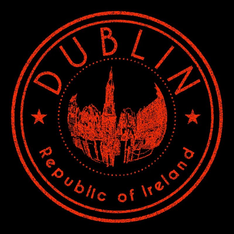 Dublin Skyline Stempel