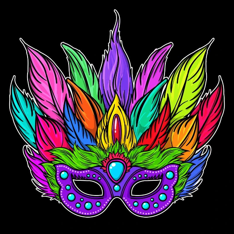 Masken Karneval Fasching